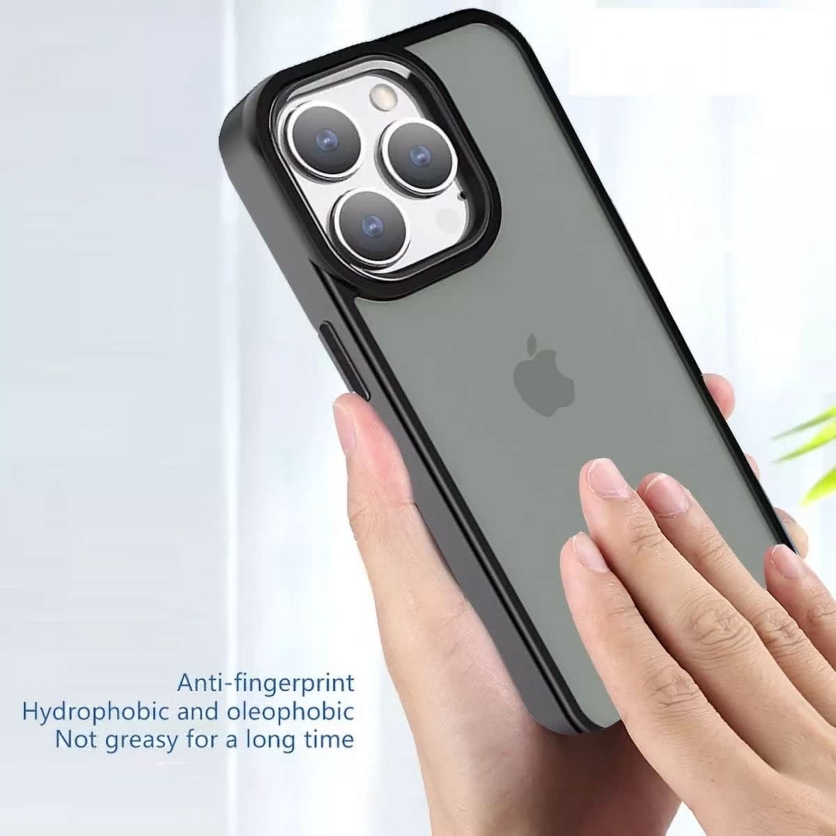 Entronix Case Compatible with iPhone 15 Pro Max - Translucent Frosted Matte