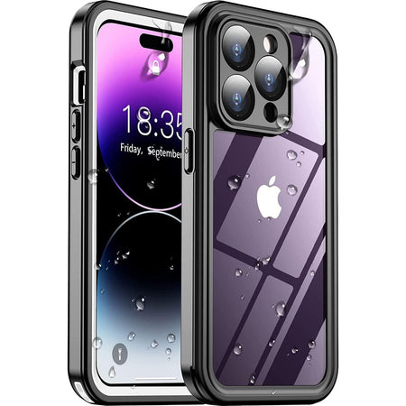 Entronix Waterproof Case for Apple iPhone 14 Pro Max Case, Full Body Shockproof with Built In Screen Protector, Heavy Duty Cover - Entro Retail