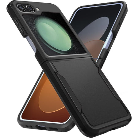 Entronix Case Designed for Samsung Z Flip 5 Heavy Duty Case, Protection Shockproof Dropproof Dustproof Anti-Scratch Case - Entro Retail