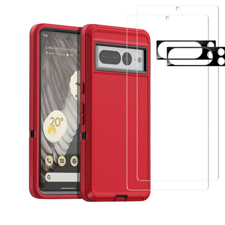 BUPixel8ProHeavyDutyRed2TGClear2Cam