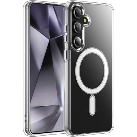 Entronix Samsung Galaxy S25 [Magnetic-Compatible] Crystal Clear - Sturdy Case - Entronix