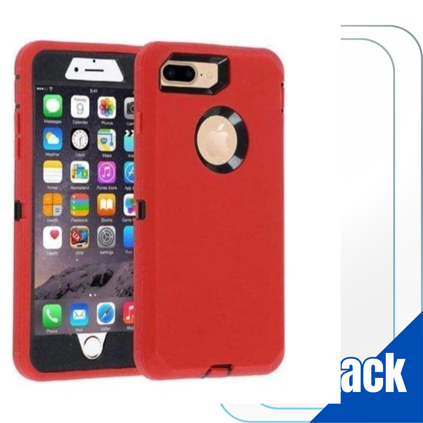 BU i8 Plus Heavy Duty - Red 2TGClear