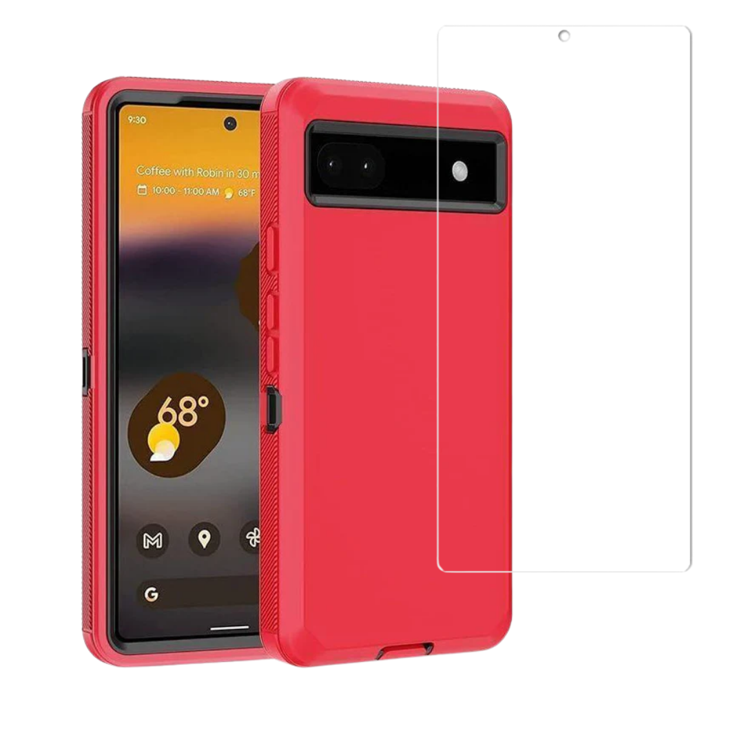 BUPixel6AHeavyDutyRed1TGClear1Cam