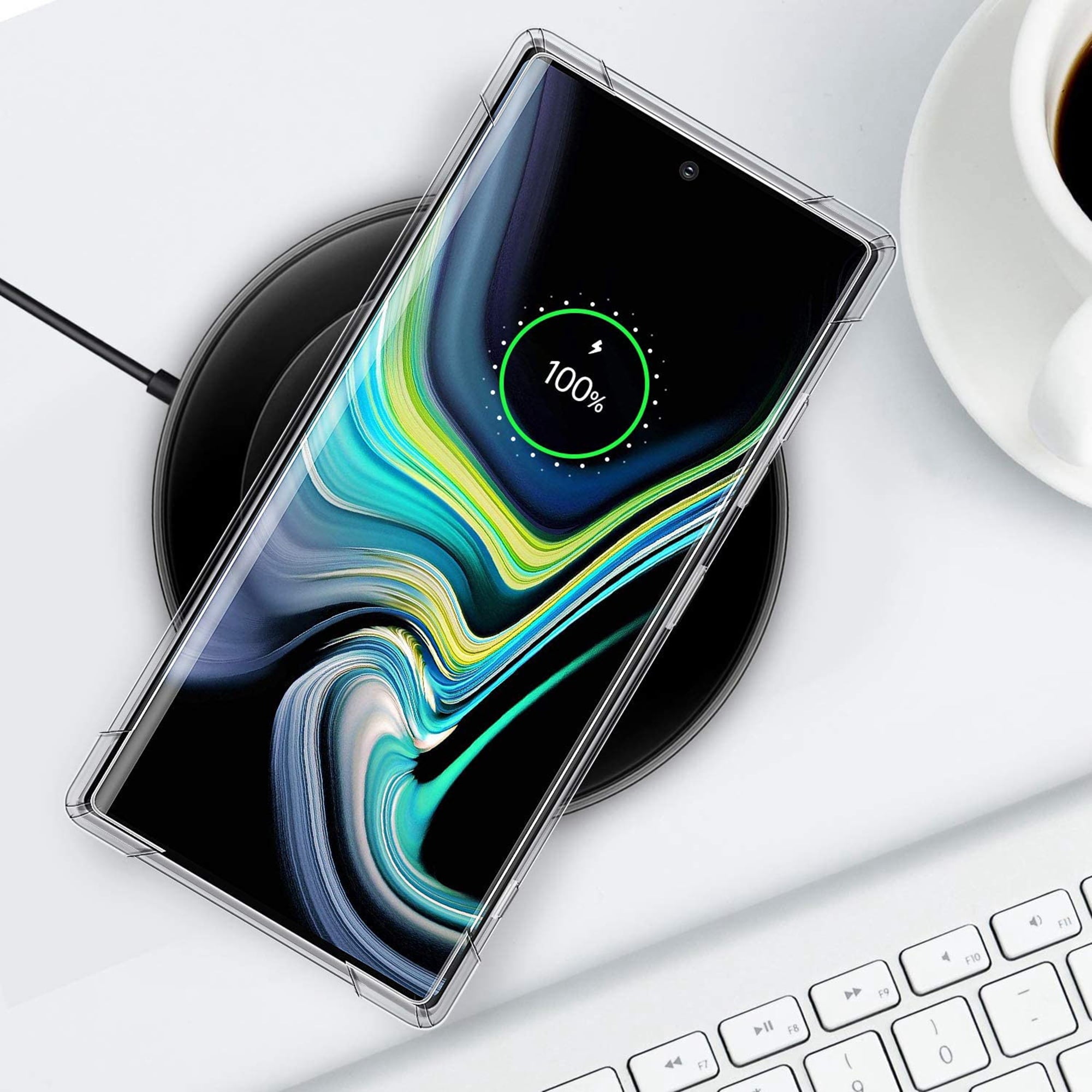 Entronix Bundle Compatible with Galaxy Note 20 Ultra - Clear Case, 1 Clear Screen Protector & 1 Camera Lens Protector