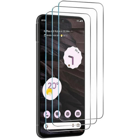 Entronix Case Tempered Glass Screen Protector Designed for Google Pixel 6 Pro Glass, Anti Scratch, Bubble Free with Easy Installation Pack of 3 - Entro Retail