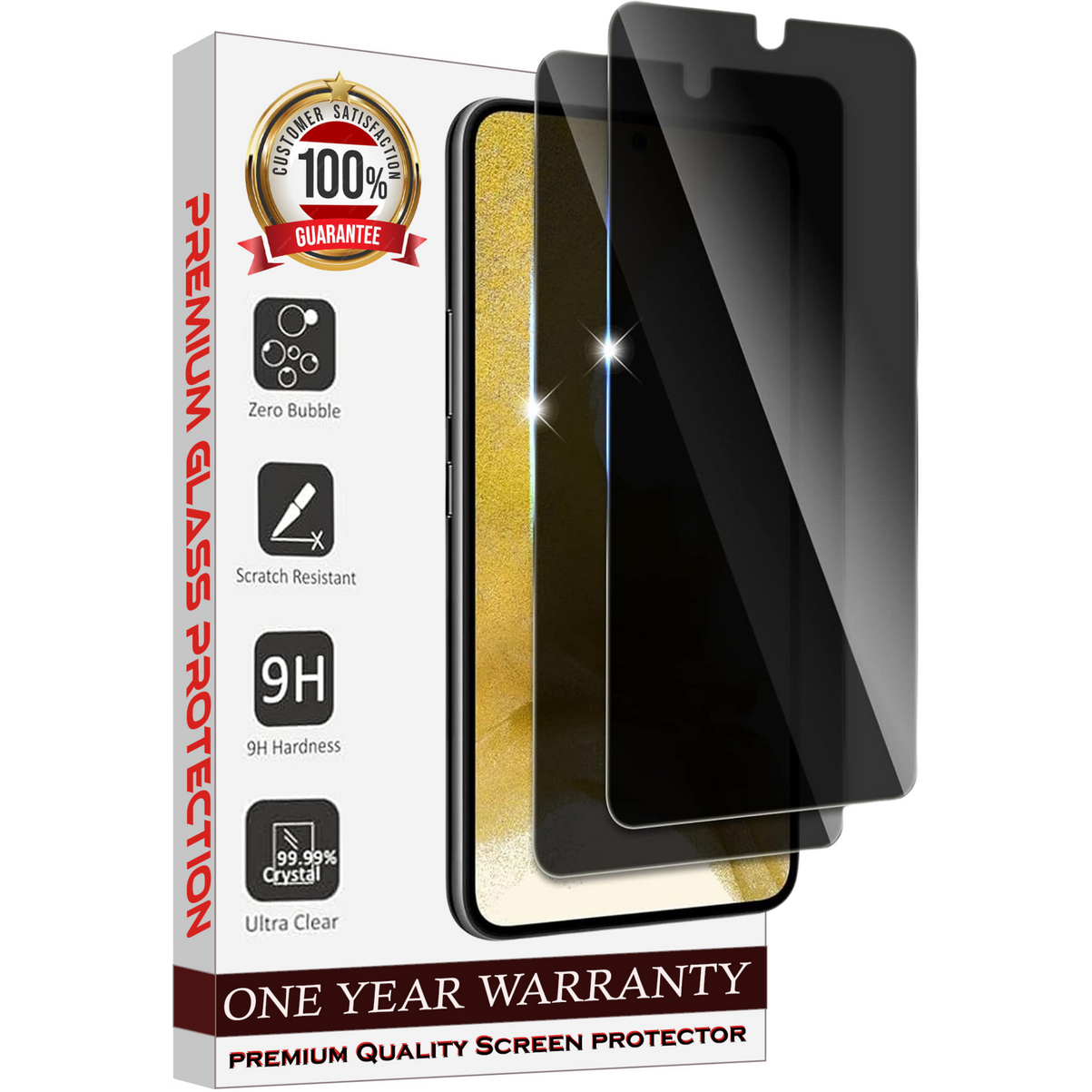 Entronix Case Privacy Screen Protector for Samsung Galaxy Note 20 Ultra Protector, Pack of 2 with Support Fingerprint ID Anti-Spy Tempered Film - Entro Retail