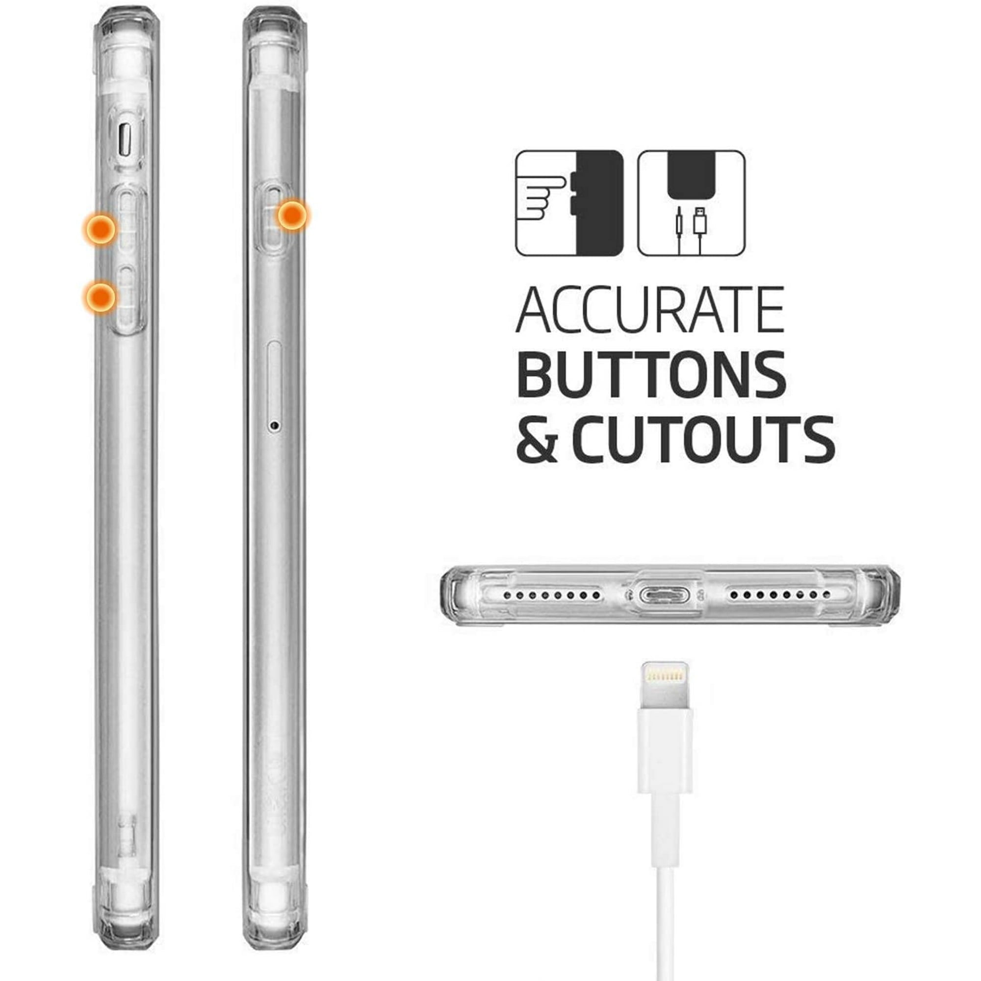 Entronix Apple iPhone 8 Plus/7 Plus Crystal Clear Case - Sturdy - Entronix