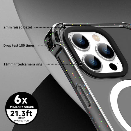 Entronix Apple iPhone 15 Pro/14 Pro [Magnetic-Compatible] Case - Bouncy Bumper, - Entronix