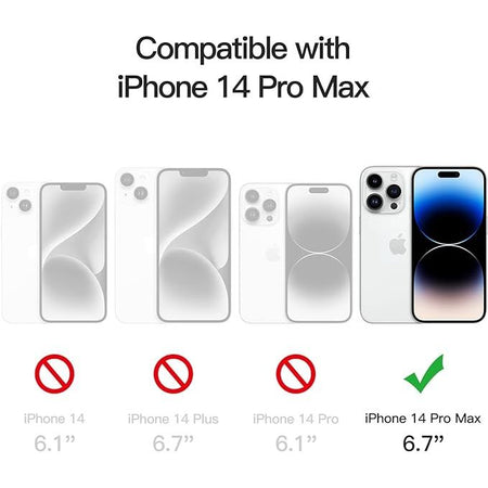 Entronix Apple iPhone 14 Pro Max Crystal Clear - Sturdy Case - Entro Retail