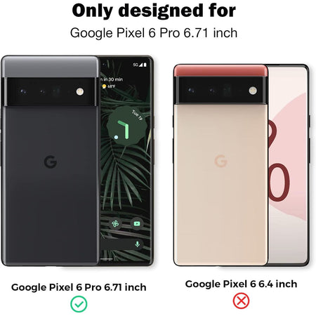 Entronix 2-Pack for Google Pixel 6 Pro, Clear Tempered Glass Screen Protector - Entro Retail