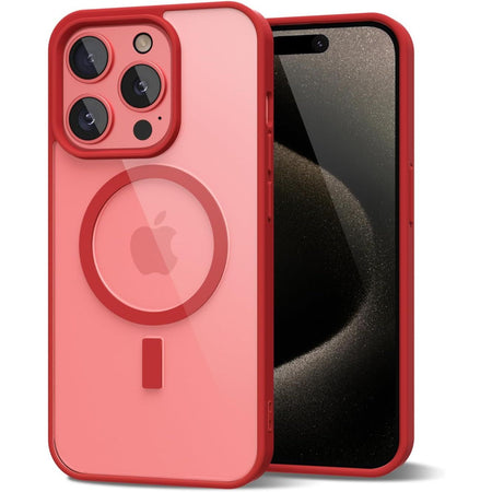 Entronix Pastel Clear Case for Apple iPhone 13 Pro Max, [Magnetic-Compatible] Clear Back Bumper Cover, - Entro Retail