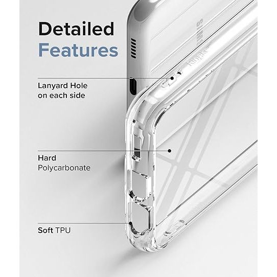 Entronix Bundle Compatible with Galaxy A35 - Clear Case & 1 Clear Screen Protector