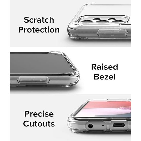 Entronix Bundle Compatible with Galaxy A35 - Clear Case & 2 Clear Screen Protectors