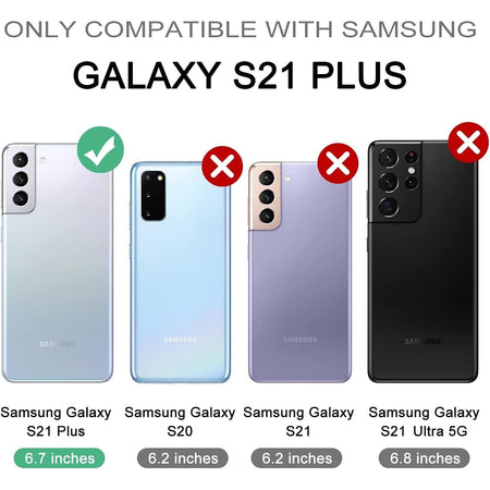 Entronix Heavy Duty Case for Samsung Galaxy S21 Plus, Triple-Layer & Full Protection, - Entro Retail