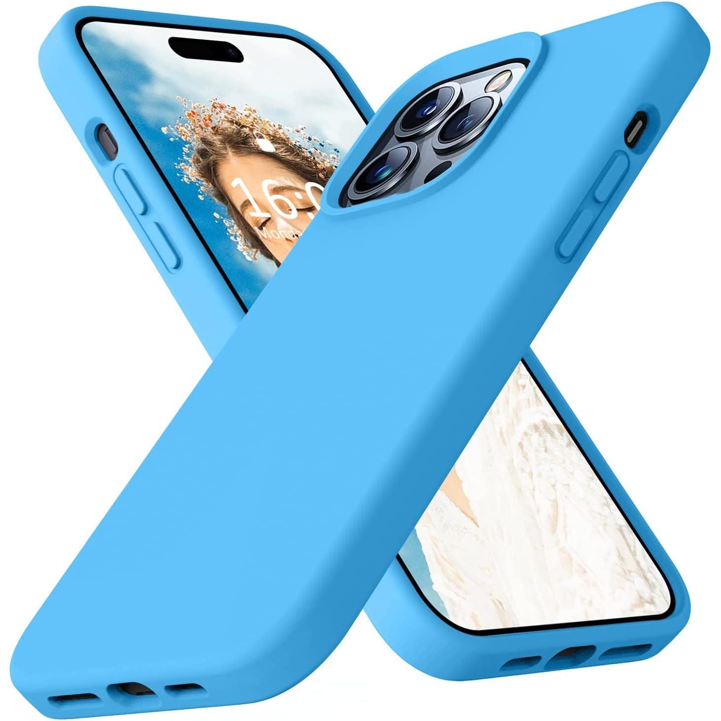 Entronix Case Compatible with iPhone 15 Pro Max - Soft-Touch Liquid Silicone