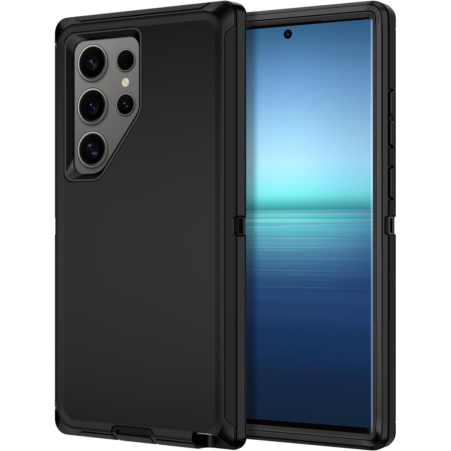 Entronix Heavy Duty Case for Samsung Galaxy S24 Ultra, Triple-Layer & Full Protection, - Entro Retail