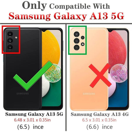 Entronix 3-in-1 Bundle for Samsung Galaxy A13, Heavy Duty Case & 2 Clear Tempered Glass Screen Protectors - Entro Retail