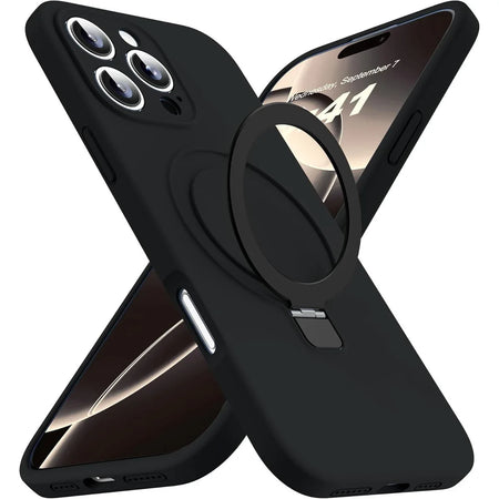 i16 Pro Max MS Silicone Ring - Black