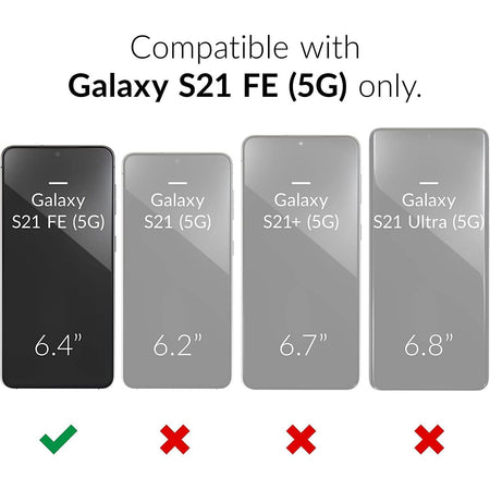 Entronix Heavy Duty Case for Samsung Galaxy S21 FE, Triple-Layer & Full Protection, - Entro Retail