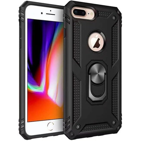 Entronix Apple iPhone 8 Plus/7 Plus Case - Guard Ring Holder, Dual Layer Protection - Entro Retail