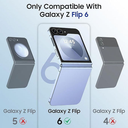 Entronix Samsung Galaxy Z Flip 6 Crystal Clear Case - Slim - Entronix