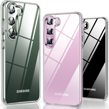 Entronix Clear Case for Samsung Galaxy S23 FE, Crystal Clear Transparent Bumper Cover - Entro Retail
