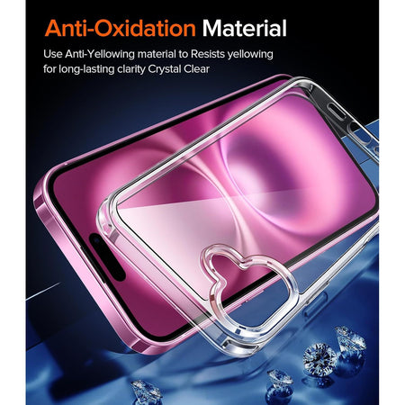 Entronix 3-in-1 Bundle for Apple iPhone 16 Plus, Slim Clear Case & 2 Clear Tempered Glass Screen Protectors - Entro Retail