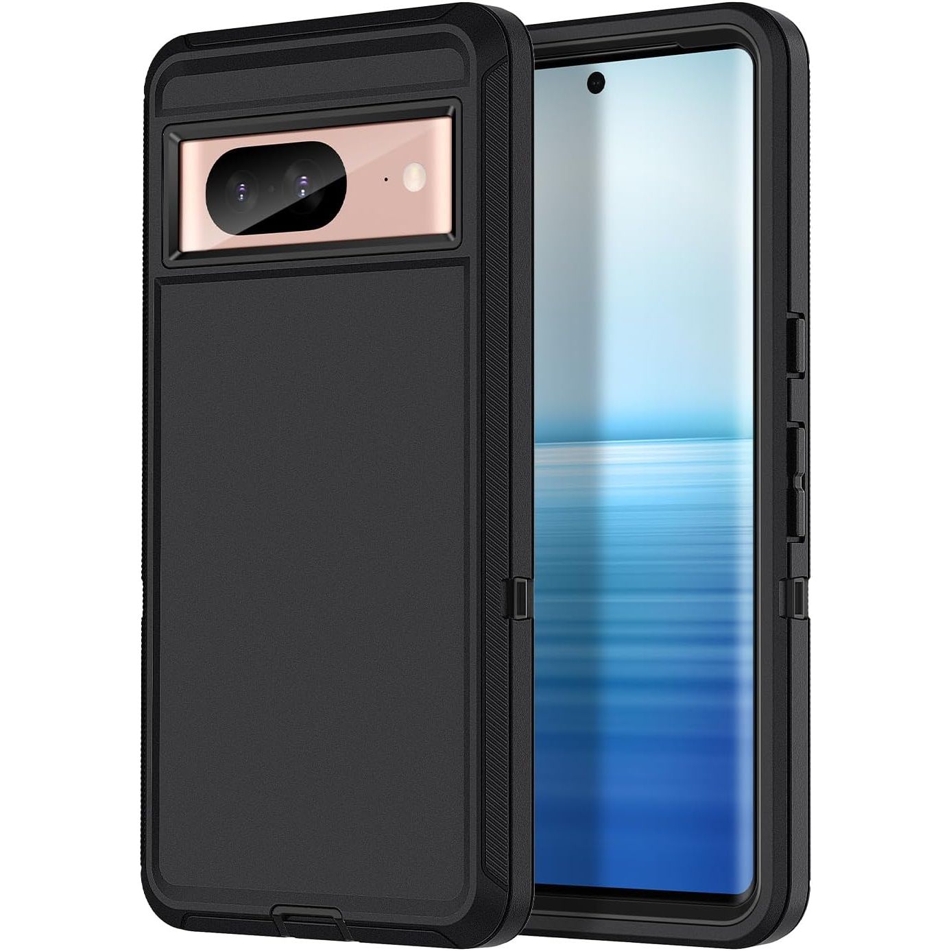 Entronix Heavy Duty Case for Google Pixel 8, Triple-Layer & Full Protection, - Entro Retail