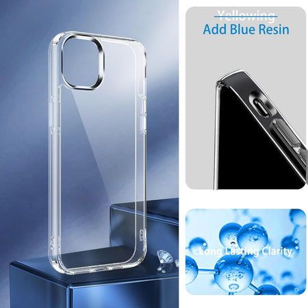 Entronix Heavy Duty Clear Case for Apple iPhone 11 Pro Max, Crystal Clear Transparent Bumper Cover - Entro Retail