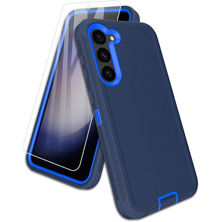 Entronix 2-in-1 Bundle for Samsung Galaxy A24, Heavy Duty Case & Clear Tempered Glass Screen Protector, Full Protection & Easy Installation - Entro Retail