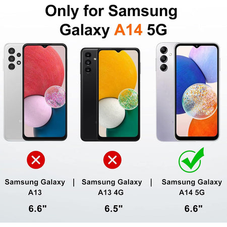 Entronix Matte Ring Case for Samsung Galaxy A14, Slim Matte Cover with Built-In Kickstand, - Entro Retail