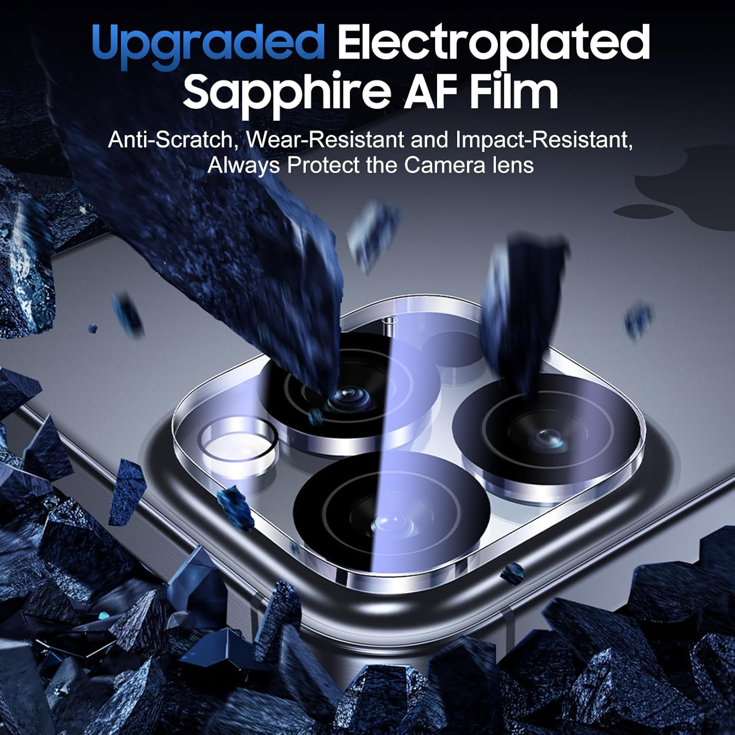 Entronix Anti-Spy Privacy Screen Protector & Camera Lens Protector Compatible with iPhone 17 Pro - 6-Piece Combo