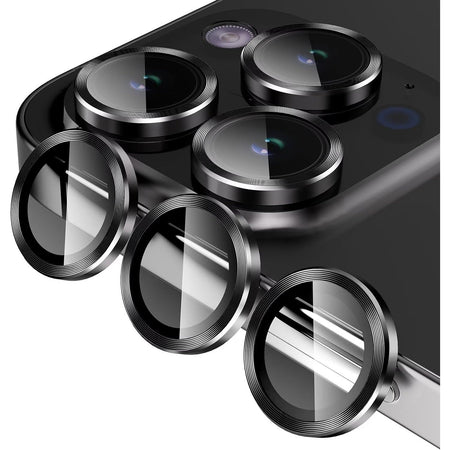 Entronix Metallic Camera Lens Protector for Apple iPhone 14 Pro Max, Easy Installation, - Entro Retail