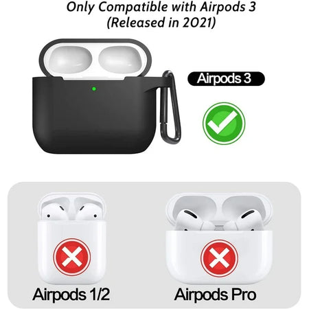 Entronix Apple AirPods 3rd Gen Case - Liquid Silicone Cover, - Entronix