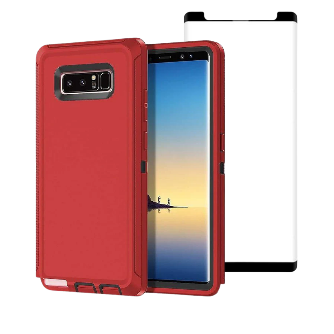 Entronix Bundle Compatible with Galaxy Note 9 - Heavy Duty Case & 1 Clear Screen Protector