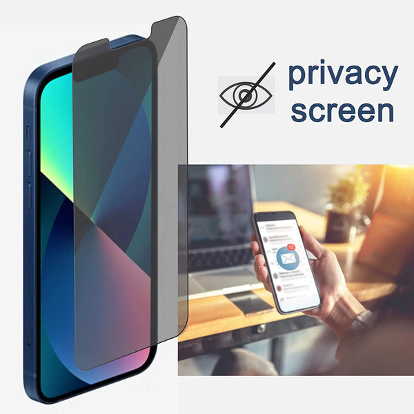 Entronix Anti-Spy Privacy Screen Protector Compatible with Galaxy A06 - 3-Piece Combo