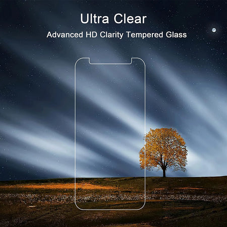 Entronix Case Clear Tempered Glass Screen Protector for Apple iPhone 13 Mini, Camera Lens with Shatter Resistant Glass, 3-Pack - Entro Retail