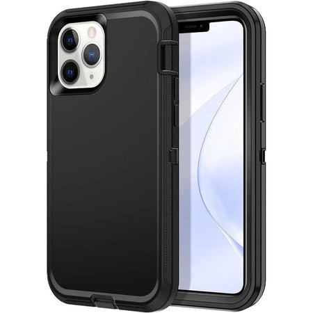 Entronix Heavy Duty Case for Apple iPhone 11 Pro Max - Triple Layer Bumper Cover, Protective Smartphone Accessories - Entronix