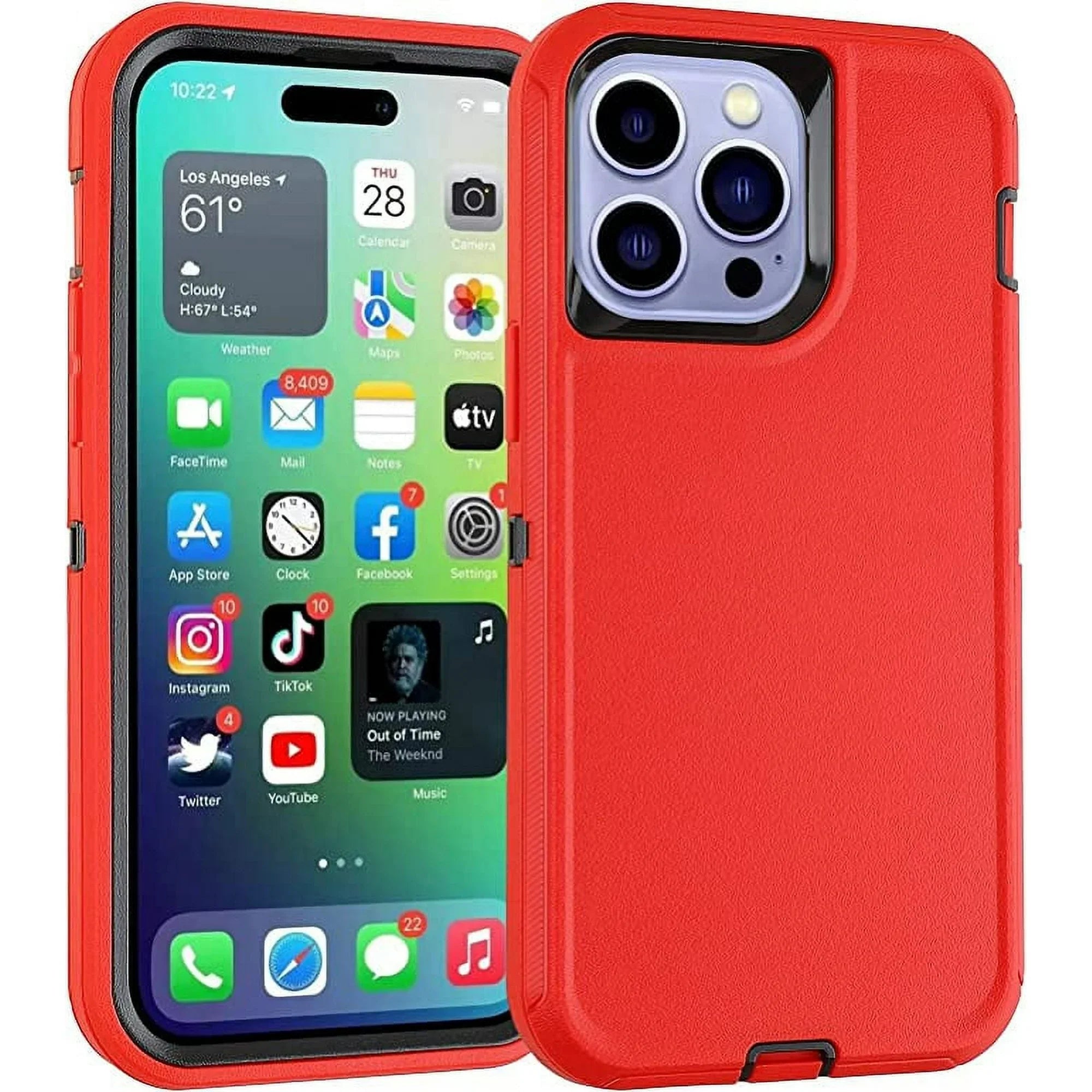 Entronix Case Compatible with iPhone 12 Pro Max - Triple-Layer Heavy Duty Protection