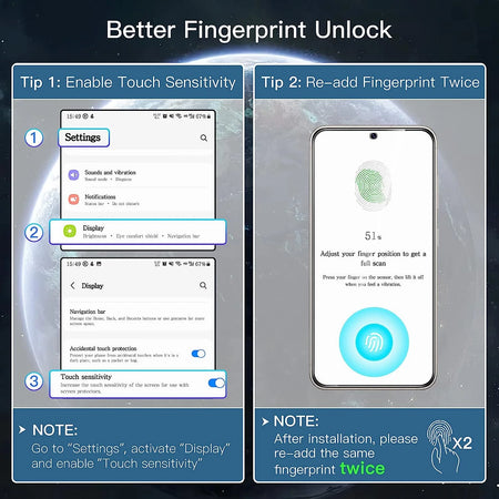 Entronix Samsung Galaxy S25 Ultra Clear Screen Protector - 2 Piece Combo - Entronix