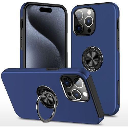 Entronix Case Compatible with iPhone 12 Pro Max - 360º Circular Ring Gripstand
