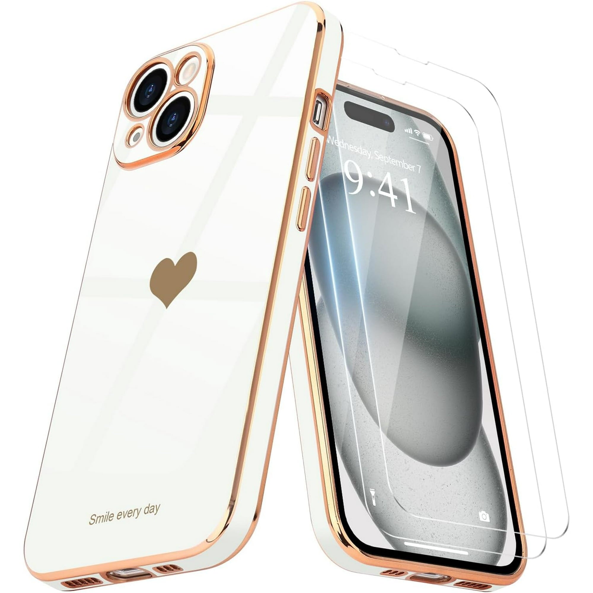 BU i15 Plus Heart - White 2TGClear