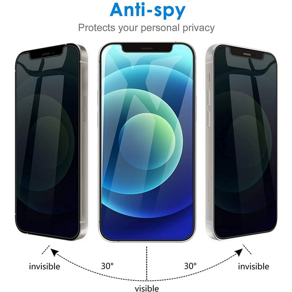 Entronix Anti-Spy Privacy Screen Protector Compatible with Galaxy A06 - 3-Piece Combo