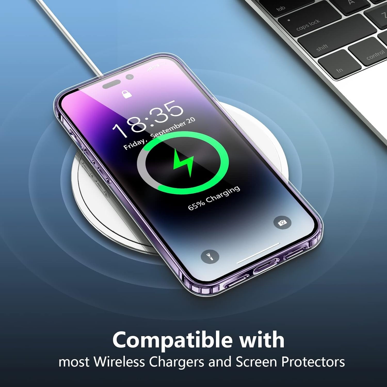 Entronix Bundle Compatible with iPhone 11 Pro Max - [Hard] Clear Case, 2 Clear Screen Protector & 2 Camera Lens Protectors