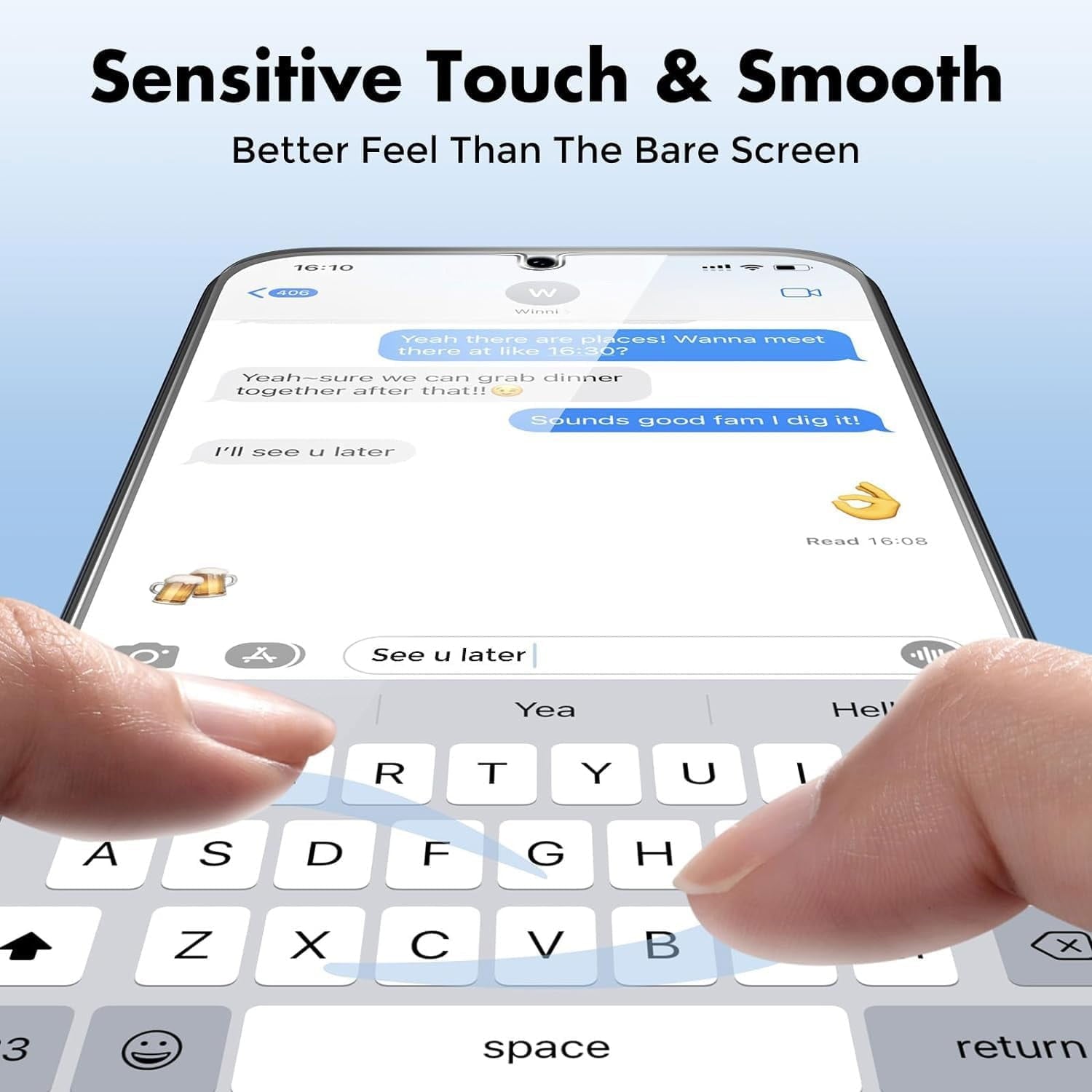 Entronix Clear Screen Protector Compatible with Pixel 8 Pro - 3-Piece Combo