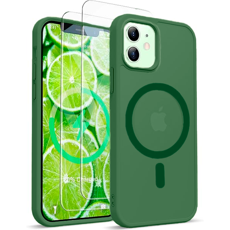 Entronix Apple iPhone 11 [Magnetic-Compatible] Clear Case & 2 Tempered Glass Screen Protectors - Entronix