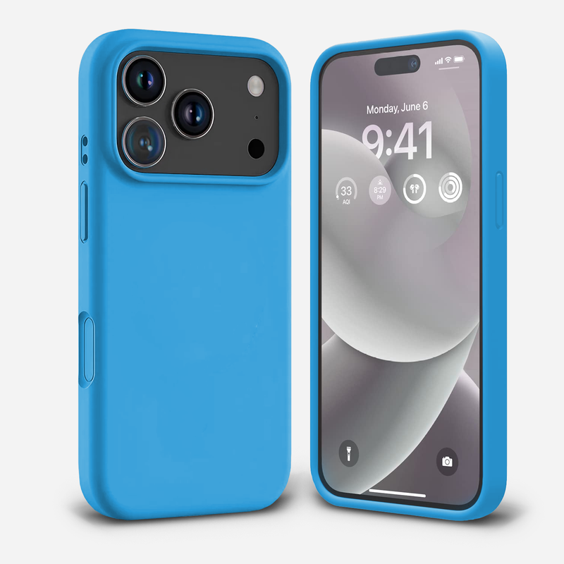 i17 Pro Max Silicone - Aqua