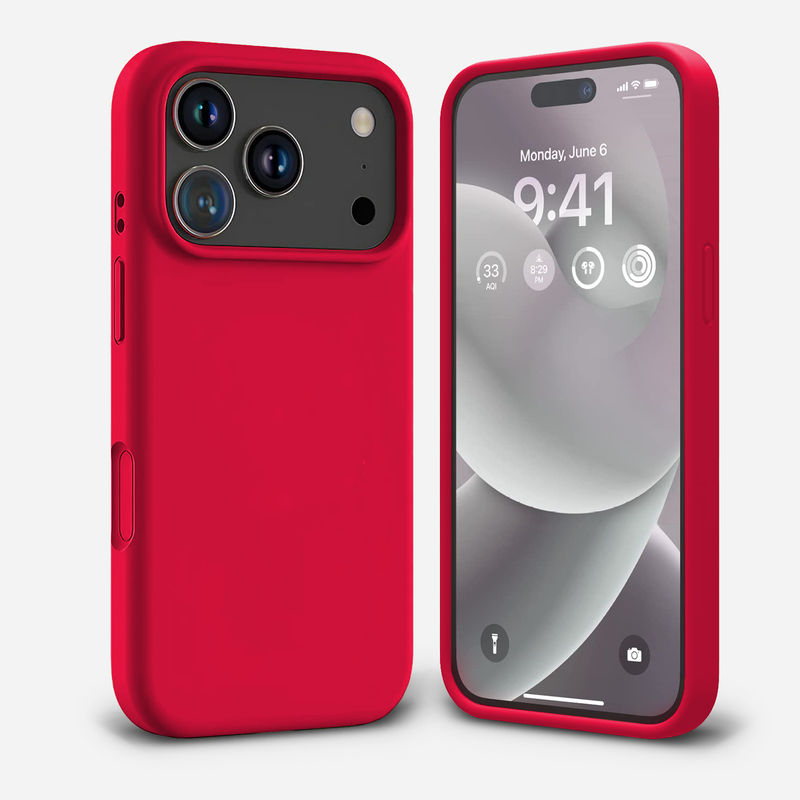 i17 Pro Max Silicone - Red