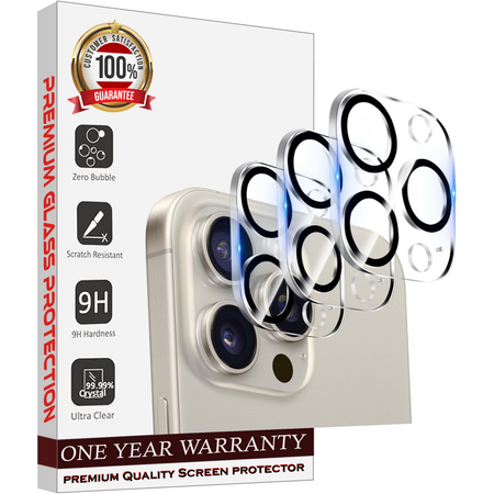 Entronix 3-Pack for Apple iPhone 13 Pro Max, Clear Camera Lens Protector, Easy Installation - Entro Retail