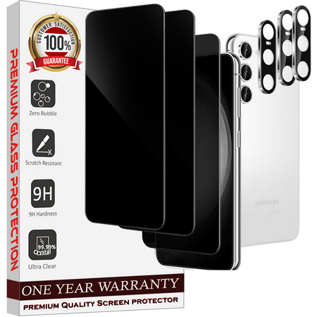 Entronix Case Privacy Screen Protector for Samsung Galaxy S23 with Camera Lens [3+3], Anti-Spy Tempered Film - Entro Retail